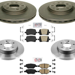 Pastillas de freno de rotores de carbono de alto rendimiento para frenos de disco Pontiac G5 4w 08-09