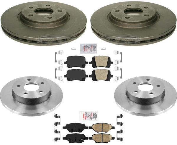 Pastillas de freno de rotores de carbono de alto rendimiento para frenos de disco Pontiac G5 4w 08-09