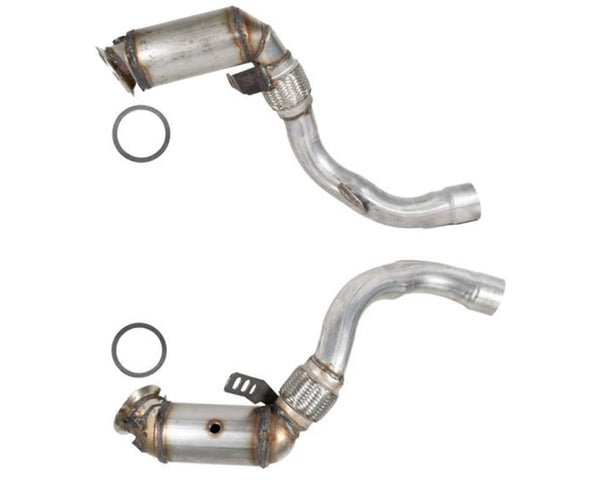 L&R Frt Manifold Catalytic Converter For BMW 550i 550i GT xDrive 4.4L 2012 2013