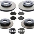 F&R Disc Brake Rotors Ceramic Brake Pads For Mini Cooper Countryman Base 17-22