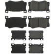 Front & Rear Ceramic Disc Brake Pads For 2017 2018 2019 2021 2022 Genesis G90