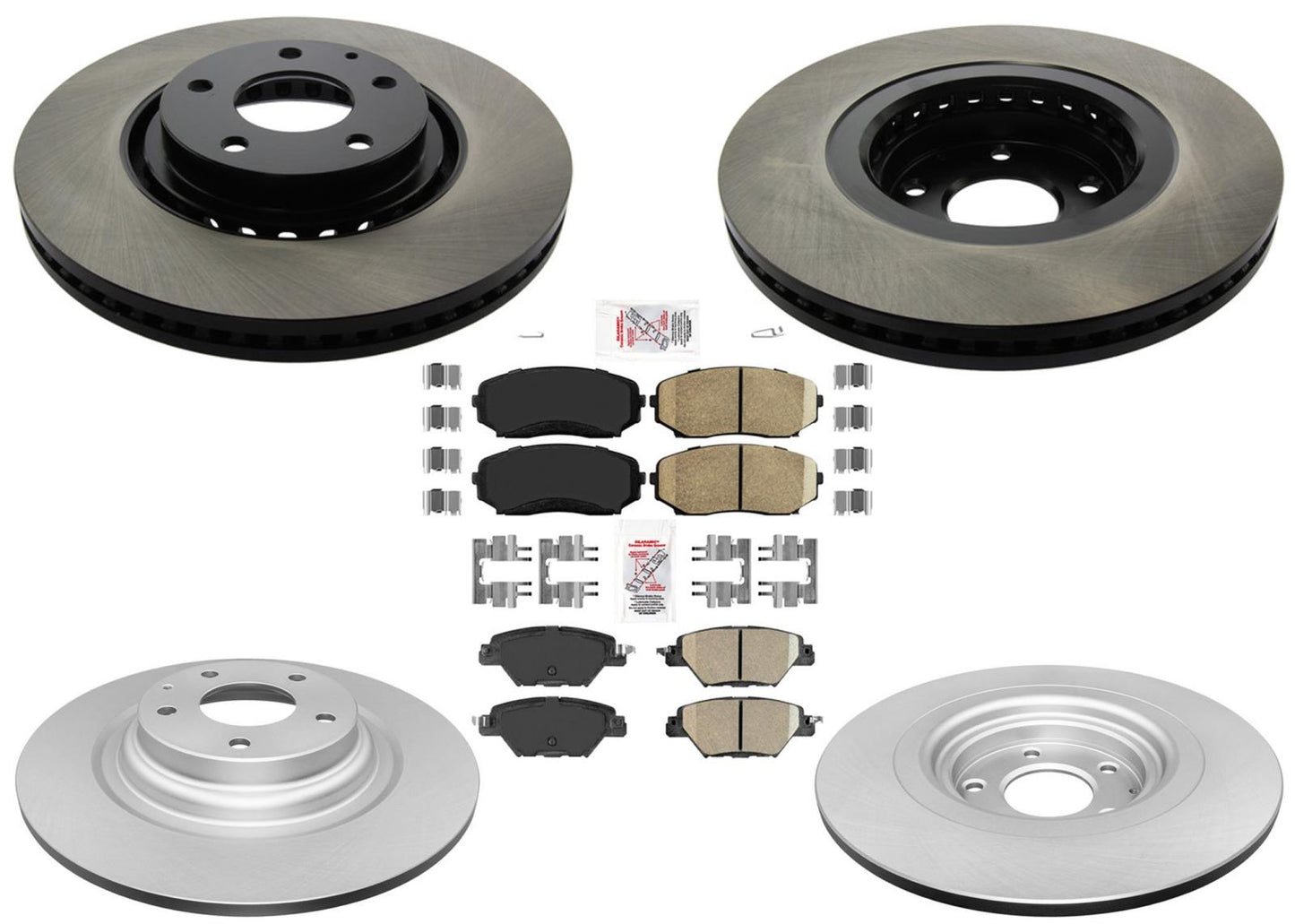 Rotores de freno delanteros con revestimiento de carbono Performance Rr para Mazda CX9 CX-9 2019-2023
