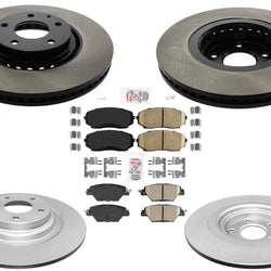 Front Carbon Performance Rr Coated Brake Rotors for 2019-2023 Mazda CX9 CX-9
