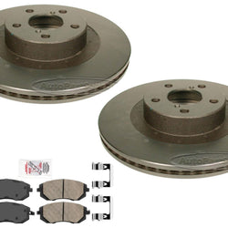 Performance Carbon Disc Brake Rotors Disc Brake Pad For Subaru Forester 09-13