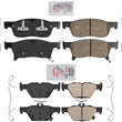 AmeriPro Premium Front + Rear Ceramic Brake Pads Fits 2019-2021 Subaru Ascent