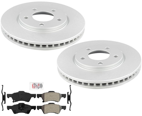 Frt Performance Disc Brake Rotors Brake Pads For Chrysler Town & Country 01-07