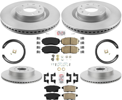 Improved Performance Disc Brake Rotors & Brake Pads For 2007-2012 Mazda CX-7