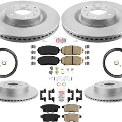 Improved Performance Disc Brake Rotors & Brake Pads For 2007-2012 Mazda CX-7