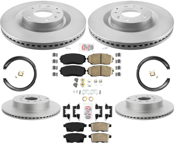 Rotores de freno de disco y pastillas de freno de rendimiento mejorado para Mazda CX-7 2007-2012