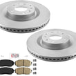 Rotores de freno de disco y pastillas de freno de rendimiento mejorado para Mazda CX-7 2007-2012