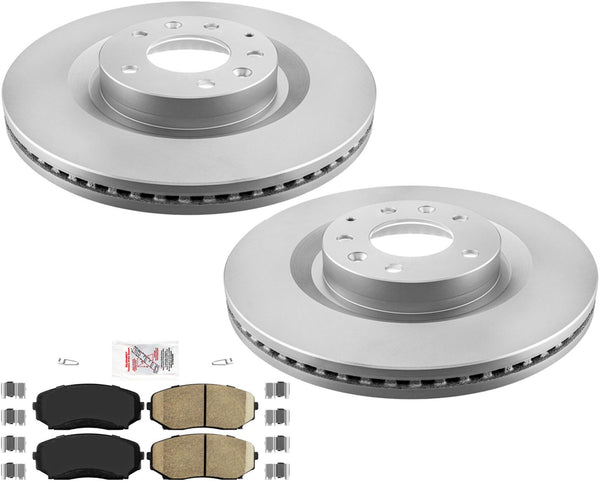 Rotores de freno de disco y pastillas de freno de rendimiento mejorado para Mazda CX-7 2007-2012