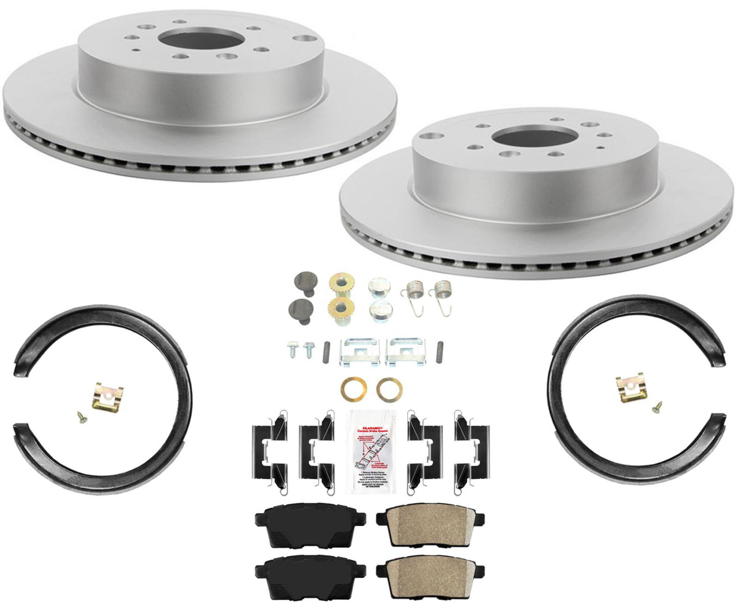 Improved Performance Disc Brake Rotors & Brake Pads For 2007-2012 Mazda CX-7