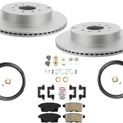 Improved Performance Disc Brake Rotors & Brake Pads For 2007-2012 Mazda CX-7
