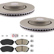 for 2019-2021 Mazda 6 Turbo Improved Performance Coated Disc Brake Rotors Front
