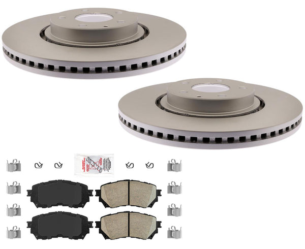 for 2019-2021 Mazda 6 Turbo Improved Performance Coated Disc Brake Rotors Front