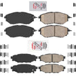 Front & Rear Ceramic Brake Pads Set for Subaru WRX 2015-2021 No Eye Sight Model