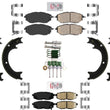 Front & Rear Ceramic Brake Pads Set for Subaru B9 Tribeca Tribeca 2006-2014