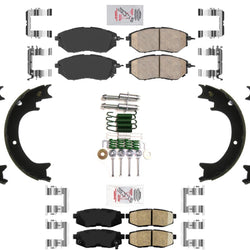 Front & Rear Ceramic Brake Pads Set for Subaru B9 Tribeca Tribeca 2006-2014