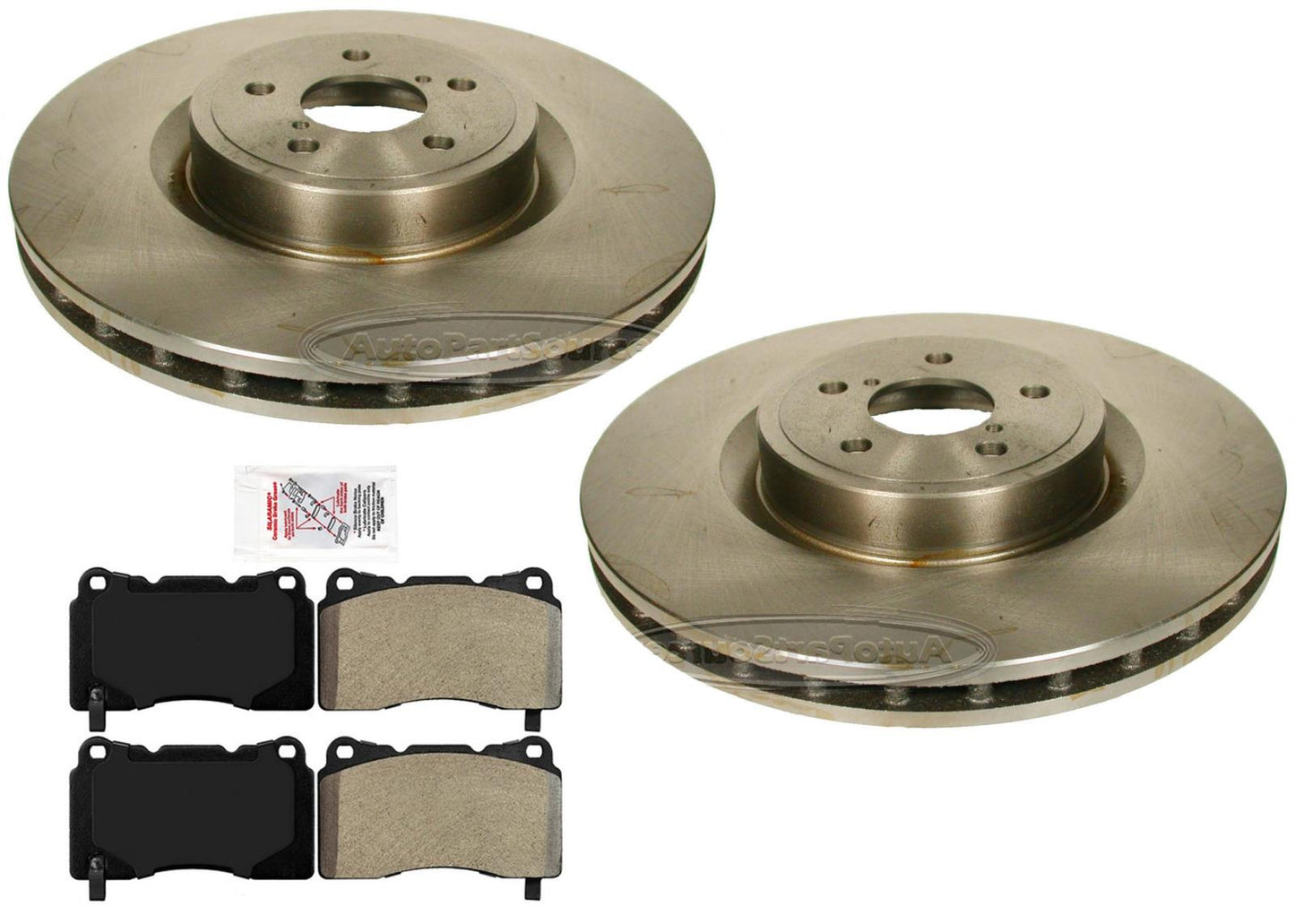 Brake Rotors Semi Metallic Brake Pads for Subaru BRZ 17-20 w/ Brembo Braking