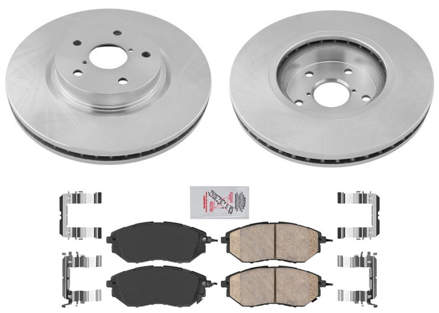 GOE Performance Frt Coated Disc Brake Rotor Brake Pads For Subaru B9 Tribeca