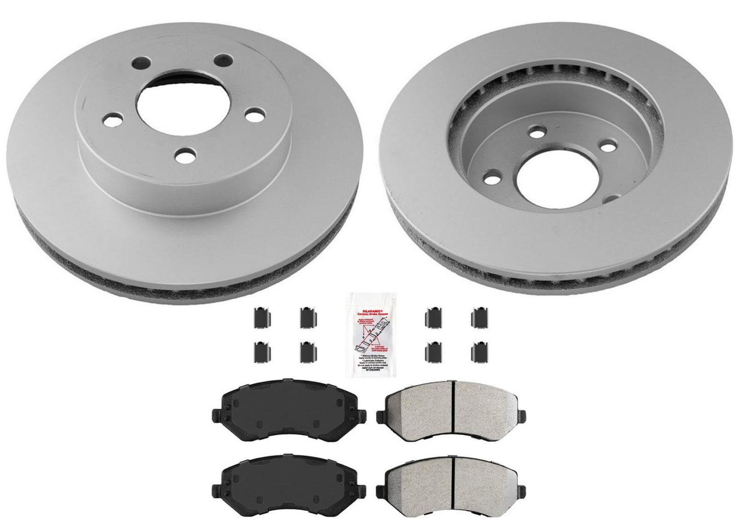 Front Improved Performance Brake Rotors Brake Pads For 2002-2007 Jeep Liberty