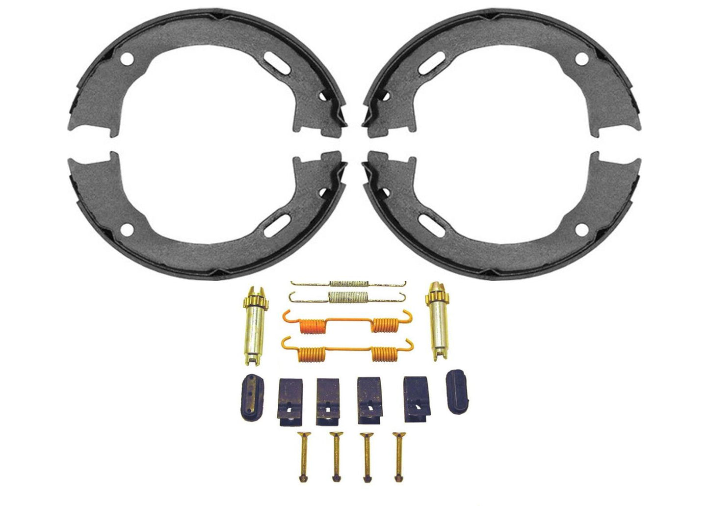 Parking-Emergency Brake Shoes + Hardware For 2003 2004 2005 2007 Jeep Liberty