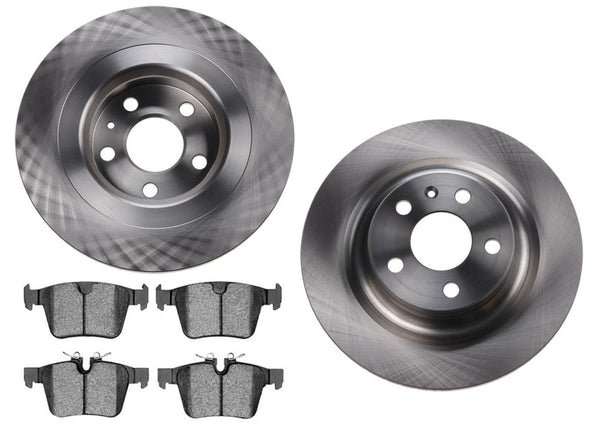 Pastillas de cerámica para rotores de freno de disco trasero de 302 mm para Volvo S60 2019-2022 con 302 mm