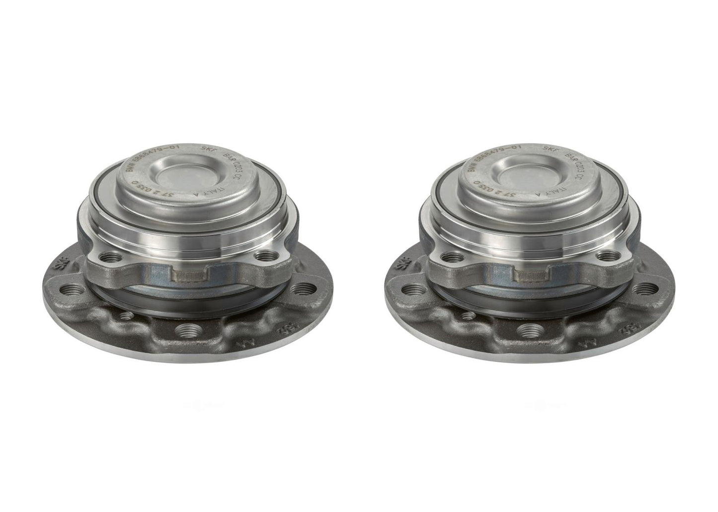 2 Pair Front Wheel Hub Bearing Rear Wheel Drive for BMW 528i 535i 15-16