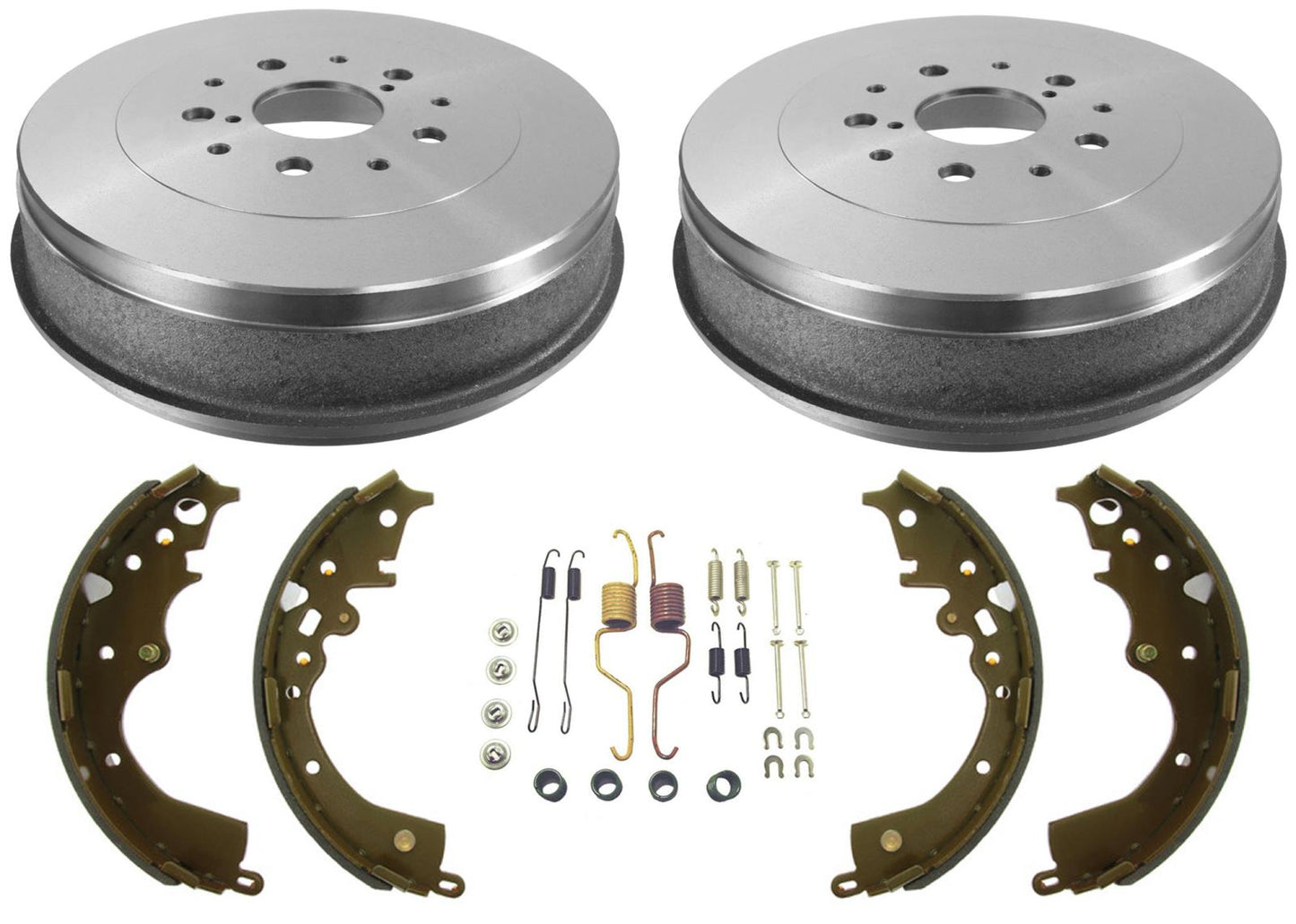 Zapatas de freno de tambores de freno trasero para Toyota Tacoma 2005-2015, tracción trasera de 5 lengüetas