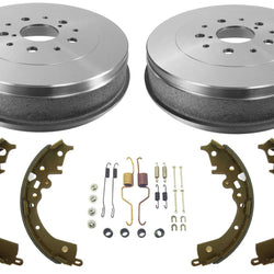 Rear Brake Drums Brake Shoes for 2005-2015 Toyota Tacoma 5 Lug Rear Wheel Drive