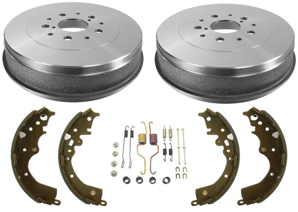 Rear Brake Drums Brake Shoes for 2005-2015 Toyota Tacoma 5 Lug Rear Wheel Drive