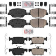 Front & Rear Ceramic Brake Pads Set for Buick Envision All Wheel Drive 17-2018
