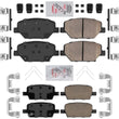 Front & Rear Ceramic Brake Pads Set for Base Chevrolet Camaro 2016-2020 JL9
