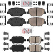Front & Rear Ceramic Disc Brake Pads Set for Buick Regal TourX 2018-2020