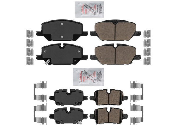 Front & Rear Ceramic Disc Brake Pads Set for GMC Terrain 21-23 w/ 321MM Rotors