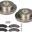 Fleet Duty Disc Brake Rotors Pads Hardware for 21-22 GMC Savana Express 2500 35