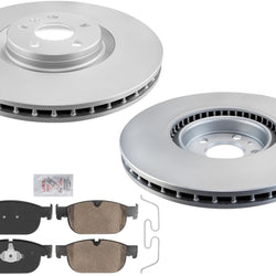 Pastillas de cerámica de rotores de freno de disco delantero de 345 mm para Volvo XC40 T4 T5 2019-2022 345 mm