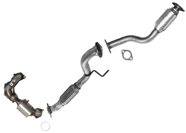 Catalytic Converter & Flex Pipe For Nissan Rogue 2008-2013 Front Wheel Drive