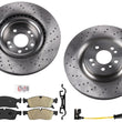 Sport Package Disc Brake Rotors Ceramic Pads For Mercedes Benz GLE43 AMG 375mm