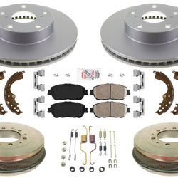 Tambores de pastillas de rotores de freno de disco para Toyota Tacoma 05-2015 tracción trasera de 5 lengüetas