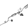 Rear Resonator Pipe Rear Muffler For Honda Civic Hybrid 2006-2011 1.3L