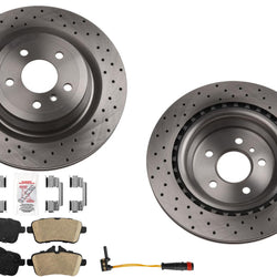 Sport Package Disc Brake Rotors Ceramic Pads For Mercedes Benz GLE350 350mm