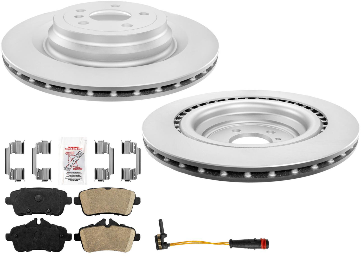 Rear Disc Brake Rotors Ceramic Pads For Mercedes Benz GL350 2013-2016