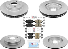 Rotores de freno de disco AmeriBrake Pads Hardware para Prius Prime 2017-2019