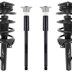 Front Complete Struts W/ Spring & Rear Complete Shocks For Volvo C30 2007-2013