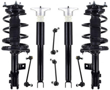 Front Struts W/ Spring & Rear Complete Shocks& Links For Hyundai Elantra 2007-10