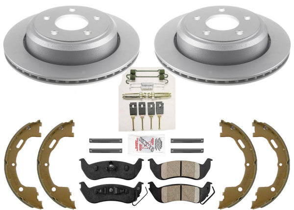 Pastillas de freno de disco trasero revestidas, zapatas de estacionamiento para Ford Ranger 2010-2011