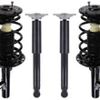 Front Complete Struts W/ Spring & Rear Complete Shocks For Volvo S80 2007-2016