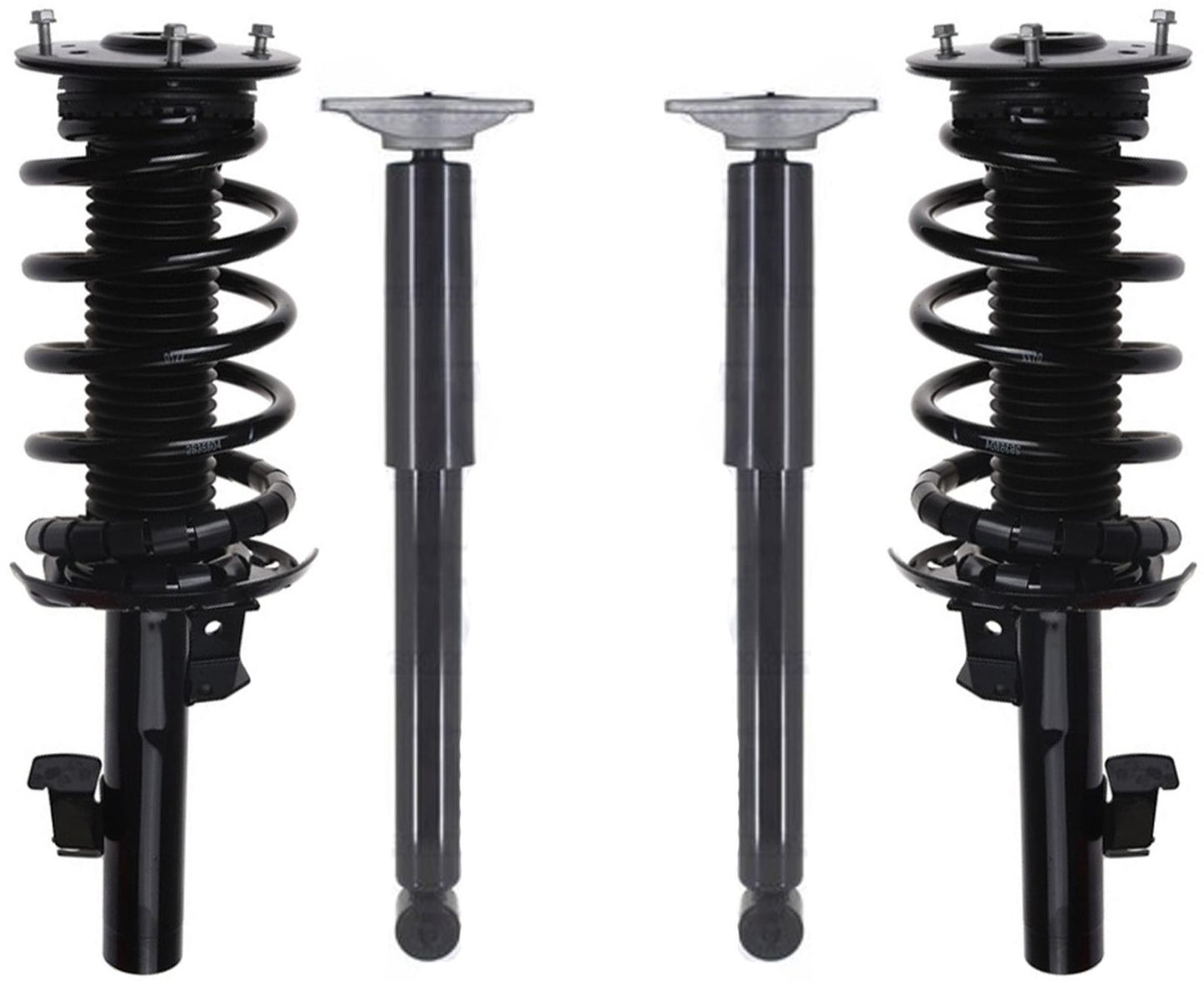 Front Complete Struts W/ Spring & Rear Complete Shocks For Volvo XC60 2010-2017
