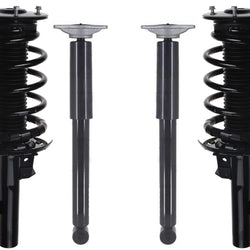 Front Complete Struts W/ Spring & Rear Complete Shocks For Volvo XC60 2010-2017